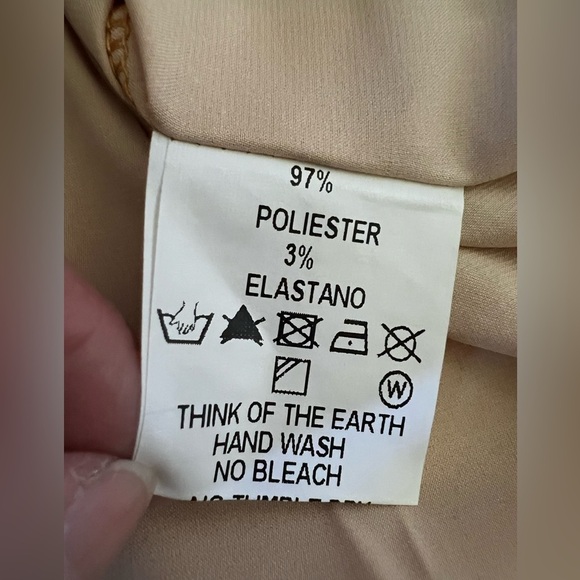 Three Fifty Nine Orange Face Wearable Art Graphic Print Blouse. Size L NWT! - Picture 6 of 9